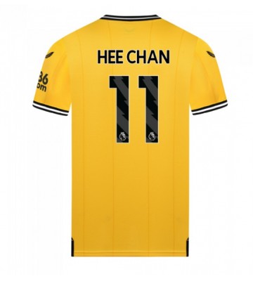 Wolves Hee-chan Hwang #11 Hjemmebanetrøje 2023-24 Kort ærmer